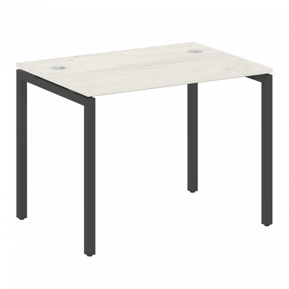 Metal System Quattro Стол письменный на П-образном м/к 40БП.СП-1 Дуб Наварра/Металл Антрацит 1000*72