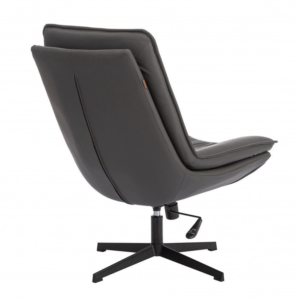 Кресло лаунж Cosmo экокожа, Sharp Графит