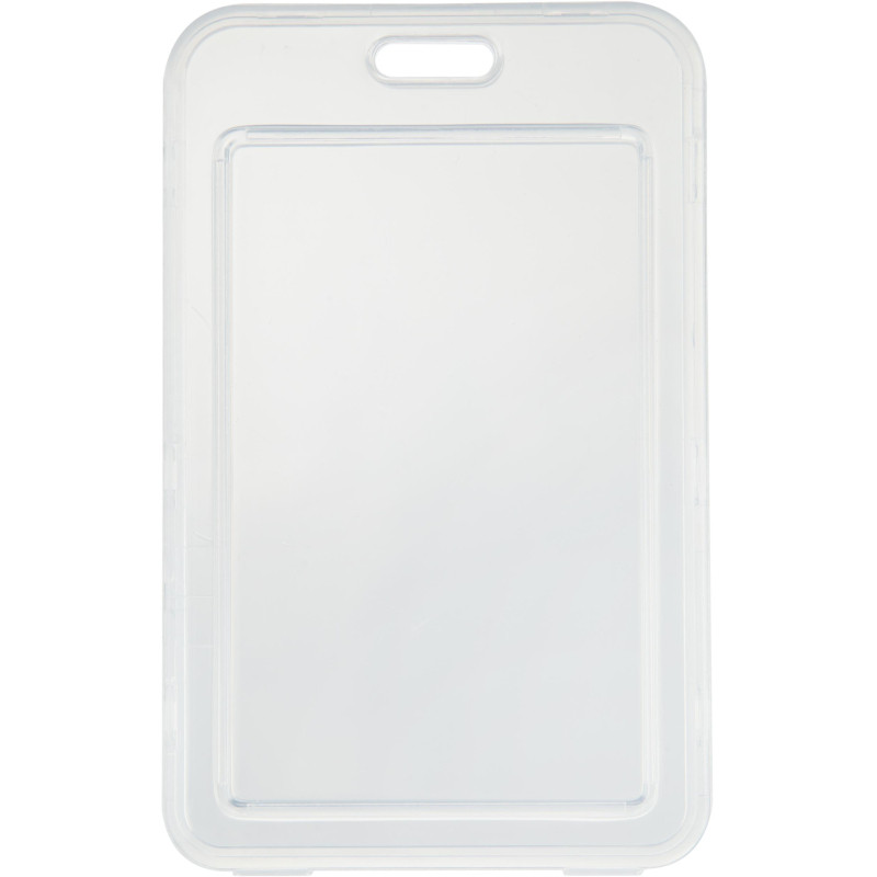 Бейдж Deli 64804 вертик.,на шнурке с клипом., вкладыш: 54x86мм, белый, 1 шт