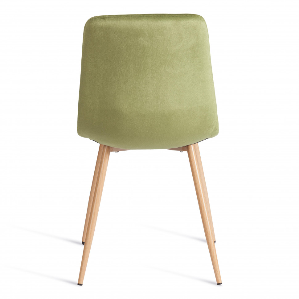 Стул CHILLY (mod. JSC-220) Велюр/металл , 44,5х52,5х88 см, Green (зеленый) HLR54 / натуральный