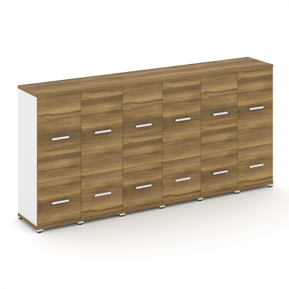 Concept Шкаф 6 узких секций, 3 ниши CN.STU-362 W Сандал Янтарный/Белый Бриллиант/Металл Белый 2500*4 Concept Шкаф 6 узких секций, 3 ниши CN.STU-362 W Сандал Янтарный/Белый Бриллиант/Металл Белый 2500*4