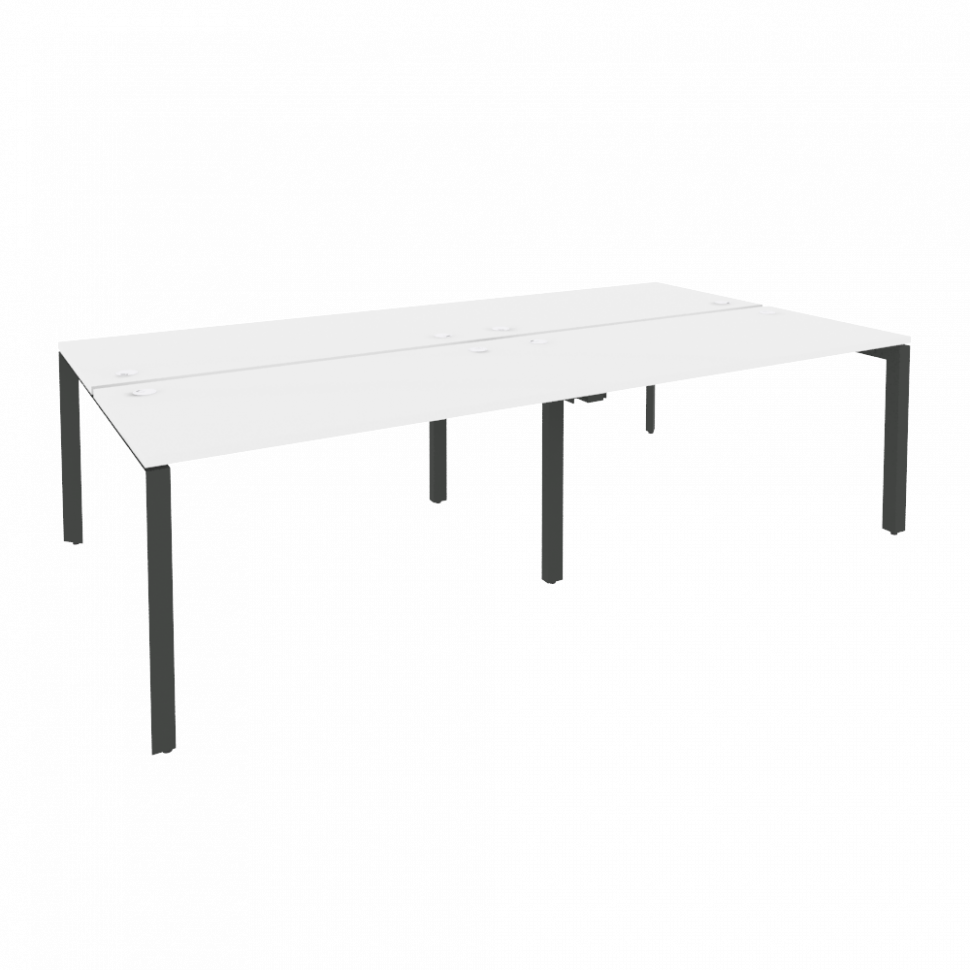 Onix Рабочая станция на П-образном м/к O.MP-D.RS-4.3.7 Белый Бриллиант/Металл Антрацит 2760*1475*750 Onix Рабочая станция на П-образном м/к O.MP-D.RS-4.3.7 Белый Бриллиант/Металл Антрацит 2760*1475*750