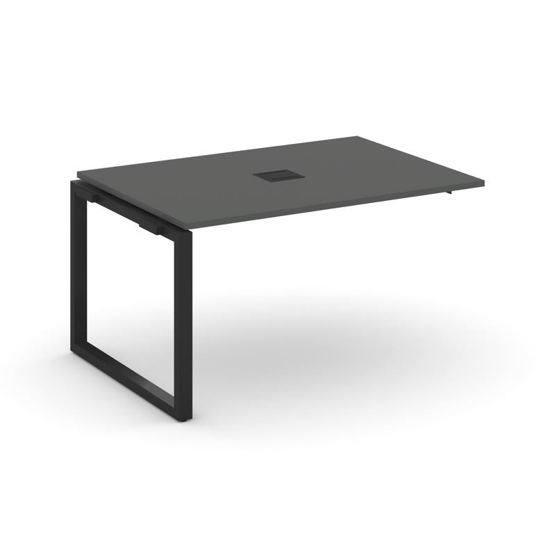 Style Project Проходной наб. элем. перег. стола SN-59O.NSPRG-002 Антрацит/Металл Черный 1180*980*750