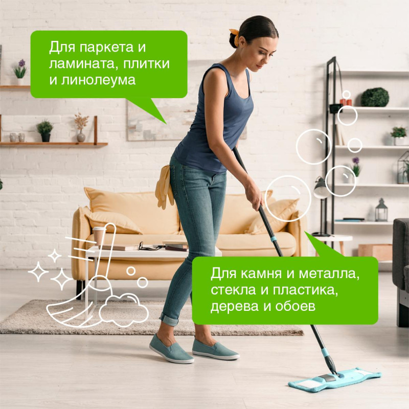 Средство для мытья пола Synergetic 5л