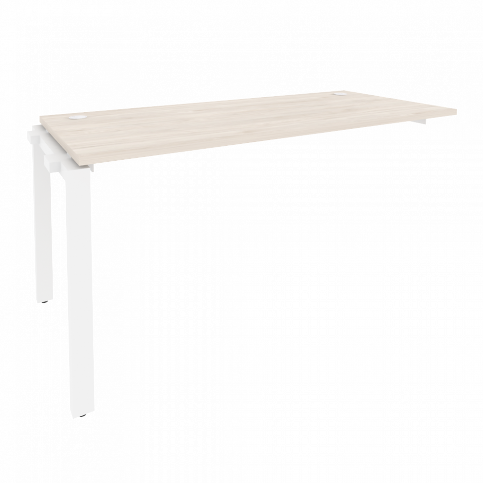 Onix Наборный элемент рабочей станции на П-образном м/к O.MP-1.NRS-4.7 Денвер Светлый/Металл Белый 1 Onix Наборный элемент рабочей станции на П-образном м/к O.MP-1.NRS-4.7 Денвер Светлый/Металл Белый 1