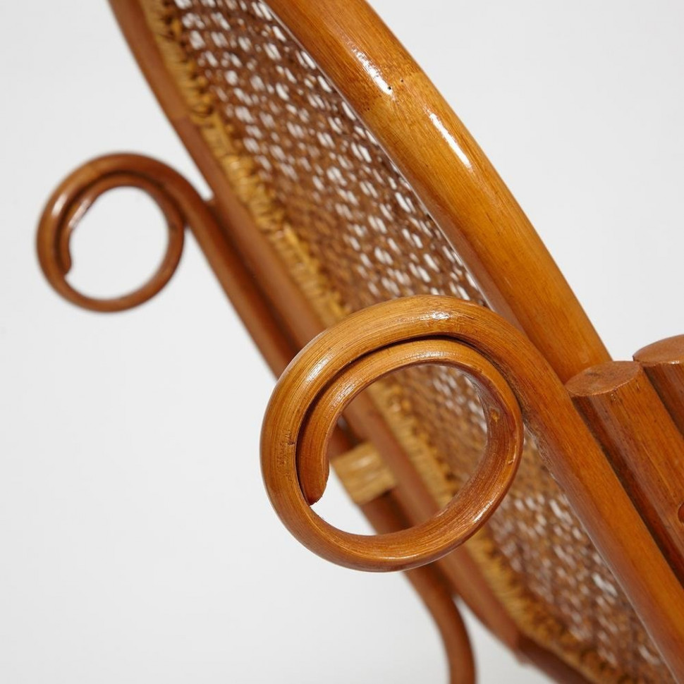 Кресло-качалка MILANO (разборная) / без подушки / ротанг top quality, 58x136x103 см, Cognac (коньяк) Кресло-качалка MILANO (разборная) / без подушки / ротанг top quality, 58x136x103 см, Cognac (коньяк)