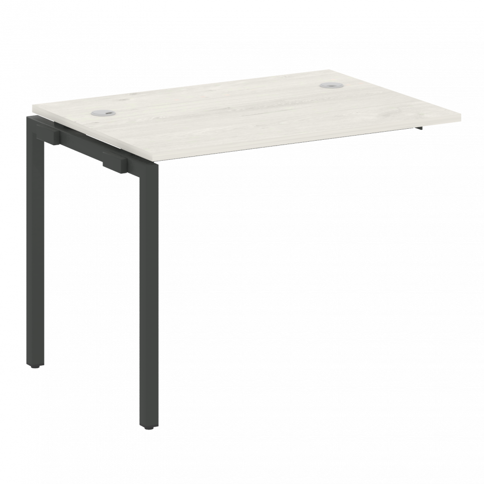 Metal System Quattro Проходной элемент рабочей станции на П-образном м/к 40БП.ПРС-СП-1.1 Дуб Наварра