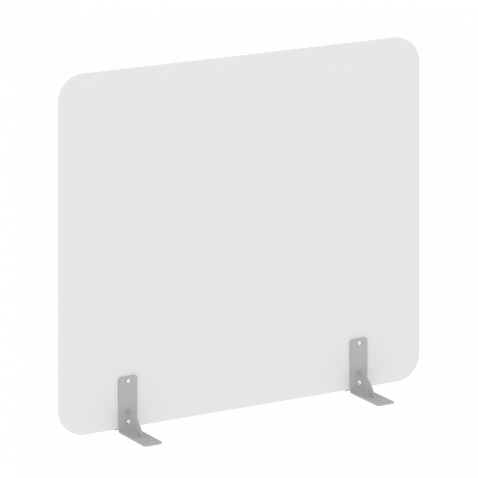 R-line Перегородки на металлических опорах на фетровых подпятниках DP.F-140-120 Белый/Металл Серый 1