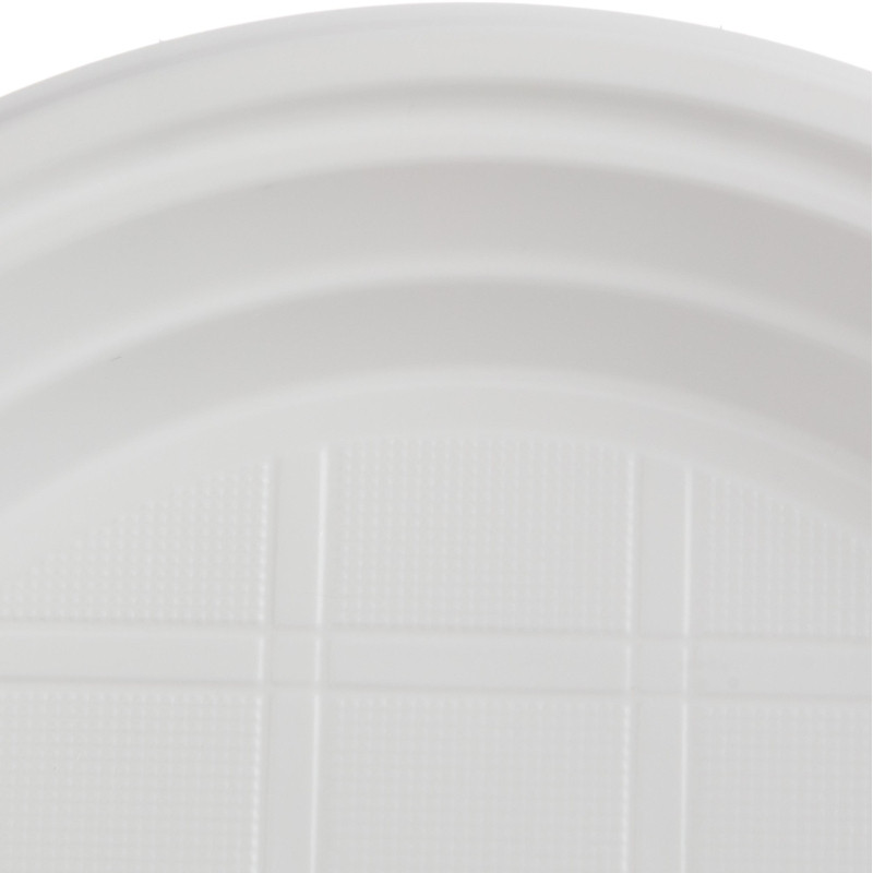 Тарелка одноразовая d=165мм, белая, КОМУС ПС 100шт/уп