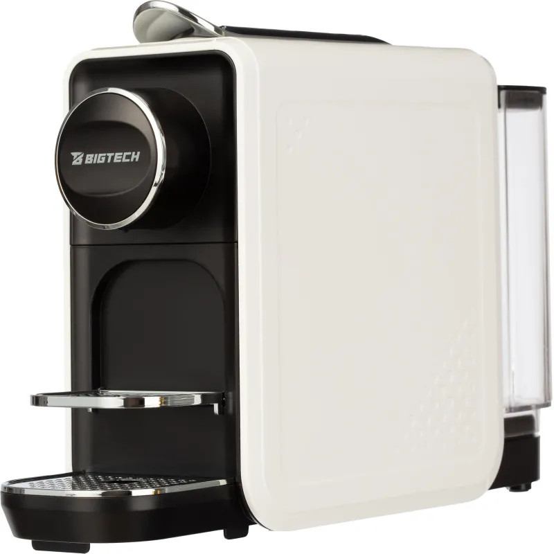 Кофемашина капсульная BigTech EСM302W, 0,7литра, 1400 Вт, белая