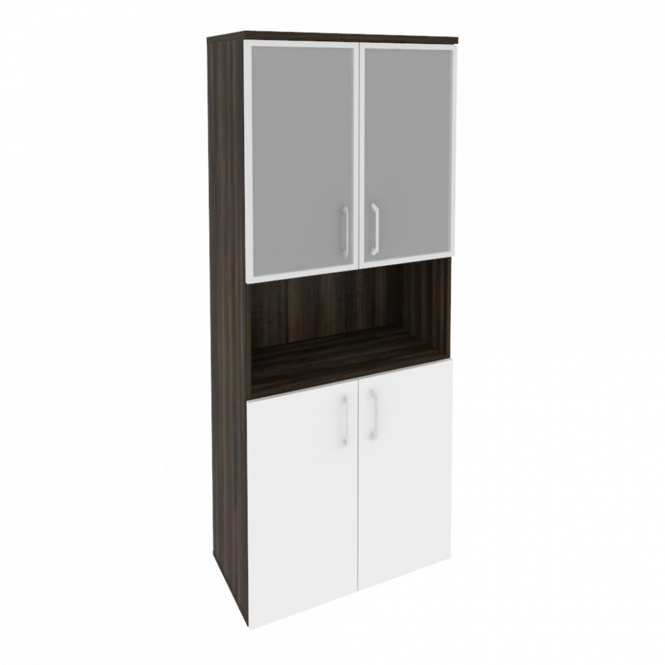 Onix Шкаф высокий широкий O.ST-1.4 R Дуб Мали/Белый Бриллиант 800*420*1977 Onix Шкаф высокий широкий O.ST-1.4 R Дуб Мали/Белый Бриллиант 800*420*1977