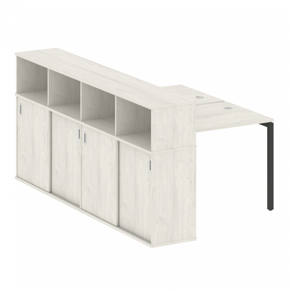 Metal System Quattro Рабочая станция с шкафом-купе на П-образном м/к 40БП.РС-СШК-4.1 Т Дуб Наварра/М Metal System Quattro Рабочая станция с шкафом-купе на П-образном м/к 40БП.РС-СШК-4.1 Т Дуб Наварра/М