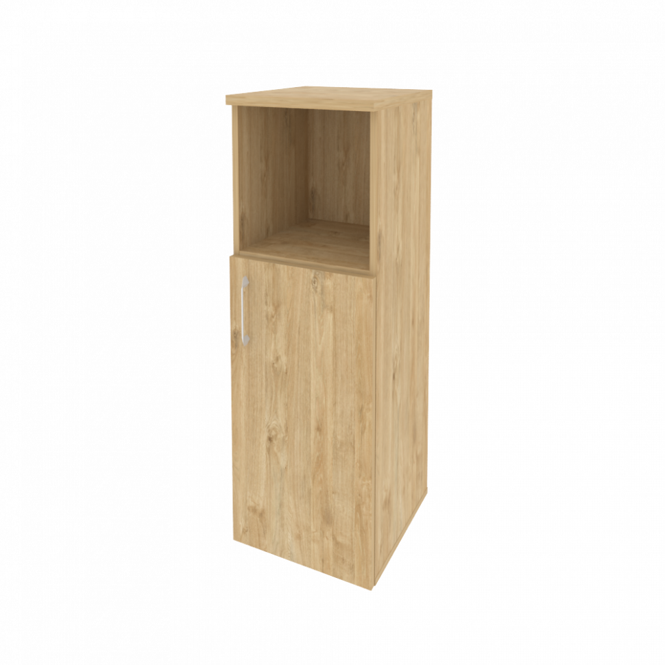Onix Шкаф средний узкий правый O.SU-2.1 (R) Тиквуд Светлый 400*420*1207