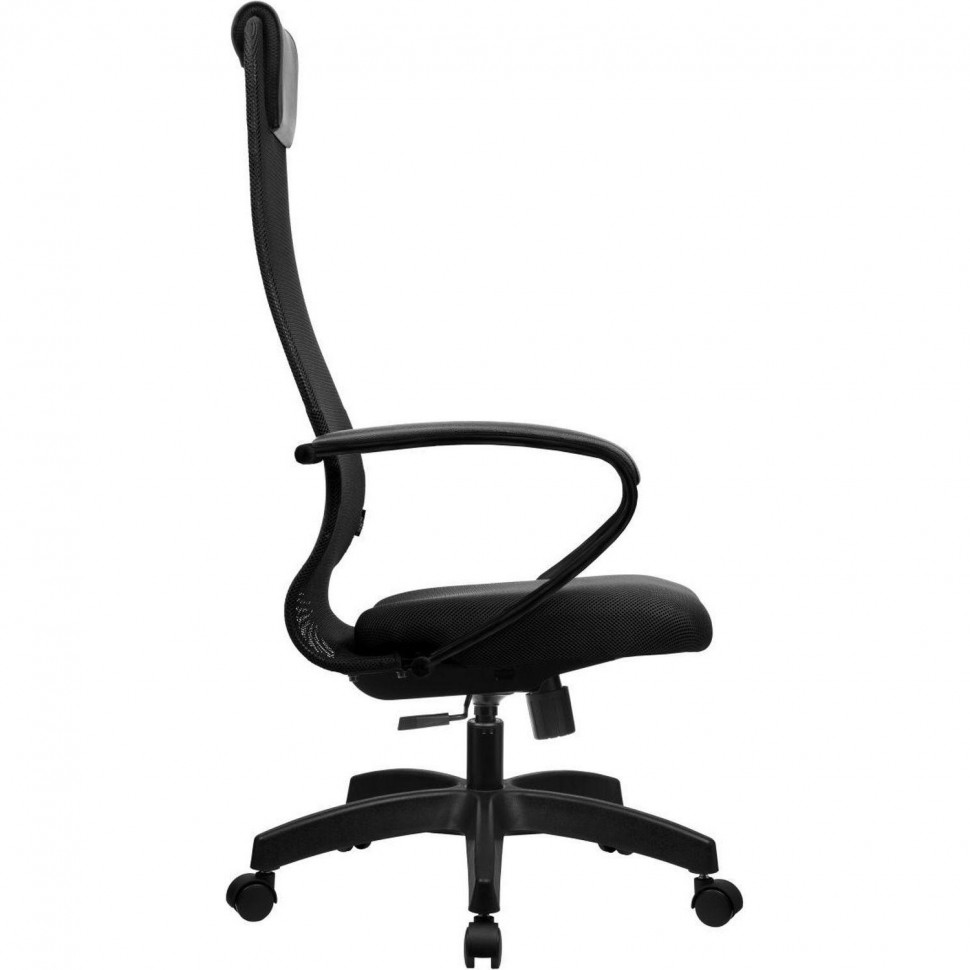 Кресло MT_SU-B-8 сетка/ткань черный подл.130/осн.001(подл.100/осн.001)