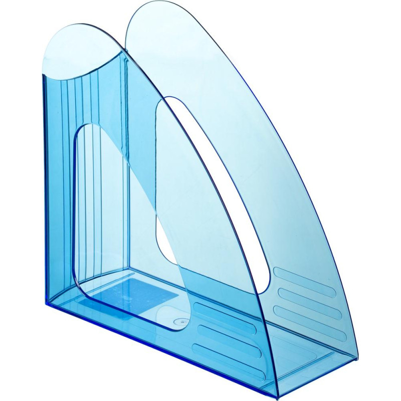Лоток вертикальный Attache 90мм Bright Colours прозрачный голубой