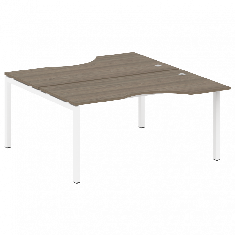 Metal System Quattro Рабочая станция криволинейная на П-образном м/к 50БП.РАС-СА-2.1 Вяз Благородный Metal System Quattro Рабочая станция криволинейная на П-образном м/к 50БП.РАС-СА-2.1 Вяз Благородный