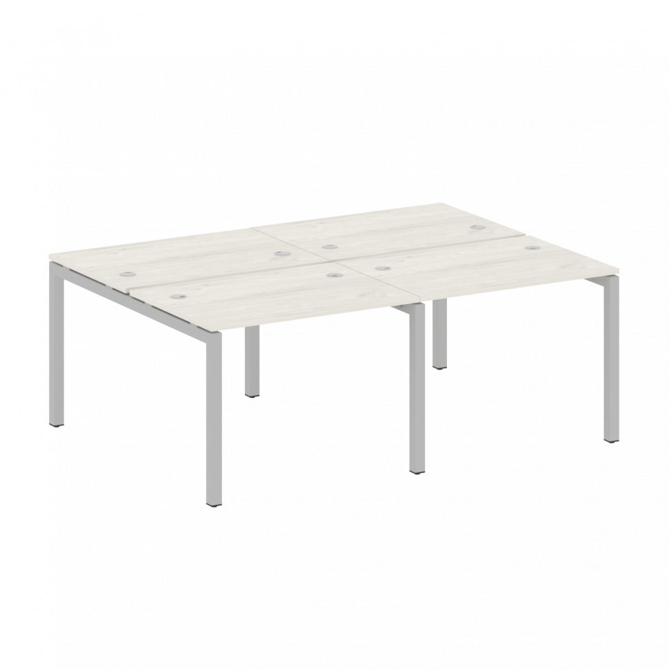Metal System Quattro Рабочая станция на 4 места на П-образном м/к 50БП.СМ-4.1 Дуб Наварра/Металл Сер Metal System Quattro Рабочая станция на 4 места на П-образном м/к 50БП.СМ-4.1 Дуб Наварра/Металл Сер