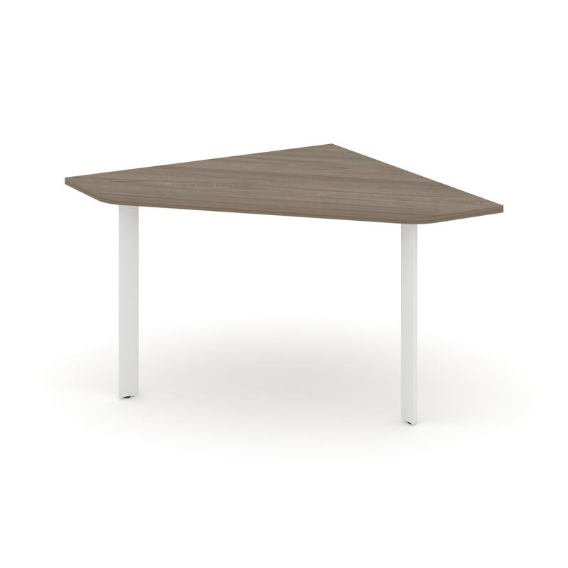 Style Project Угловой элемент переговорного стола SN-59.UPRG-031 Вяз Благородный/Металл Белый 1180*1