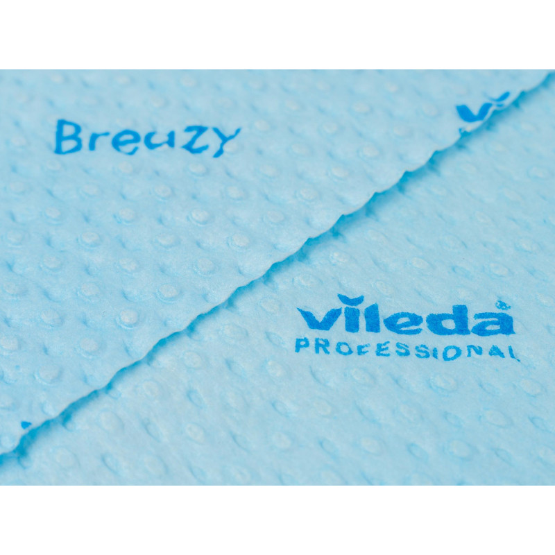 Салфетки хозяйственные Vileda Бризи 36х35см синие 25шт/уп 161616