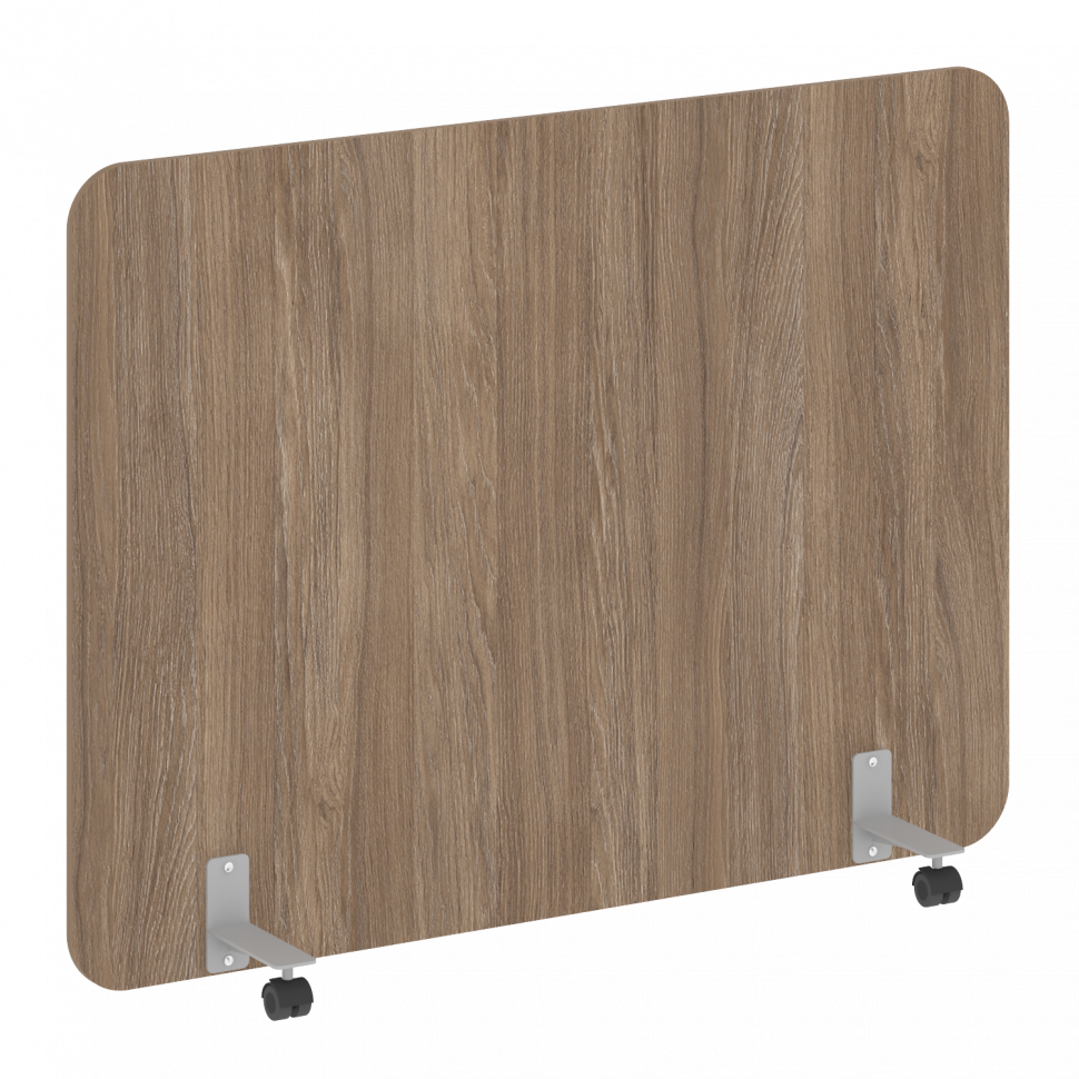 R-line Перегородка на металлических опорах, на роликах DP.R-160-120 Дуб Аризона/Металл Серый 1600*18