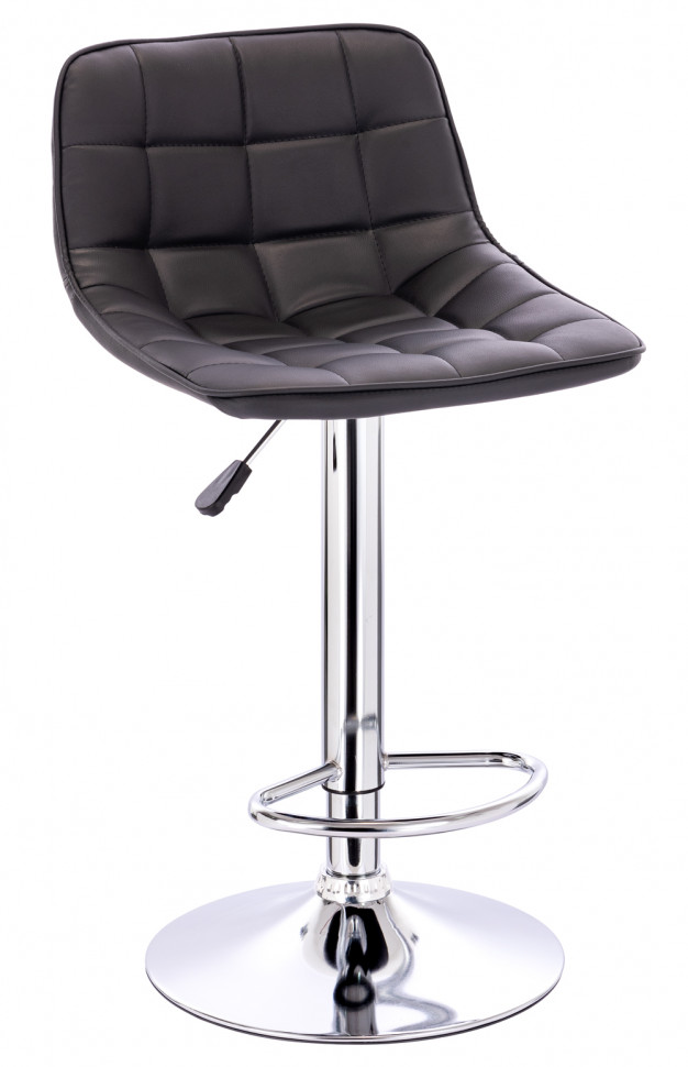 Стул барный Everprof Cooper (Купер) Экокожа Черный