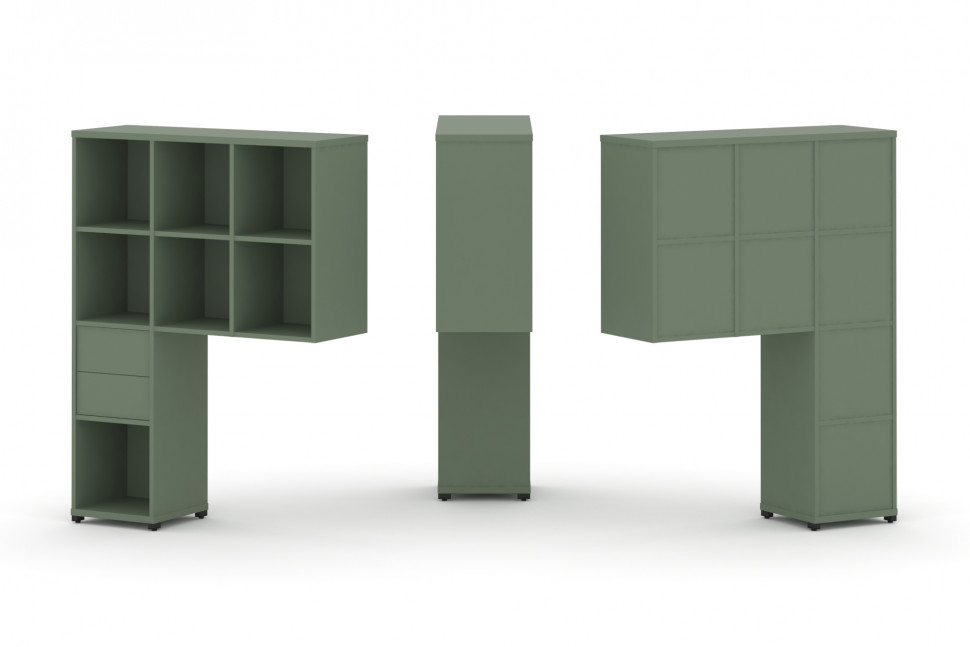 Concept Надставка высокая CN.ONV-002 Кобо/Металл Черный 1099*350*1486