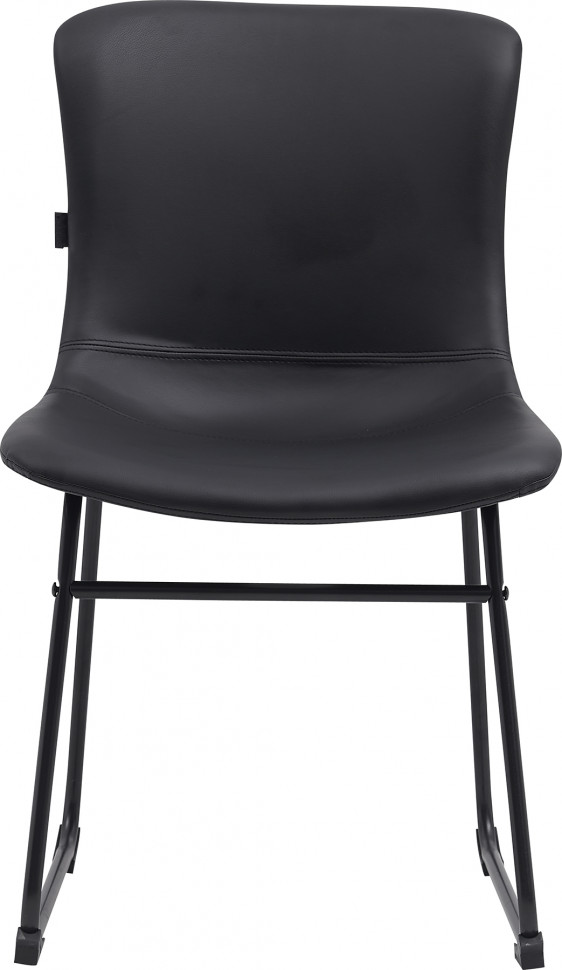 Кресло для посетителей Everprof Expo (Экспо) CF Экокожа Черный