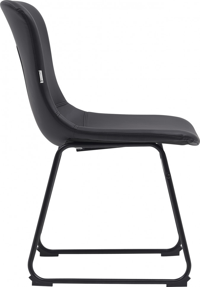 Кресло для посетителей Everprof Expo (Экспо) CF Экокожа Черный