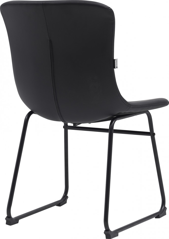 Кресло для посетителей Everprof Expo (Экспо) CF Экокожа Черный
