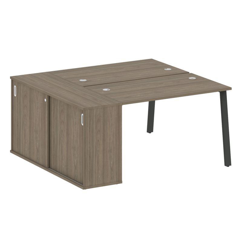 Metal System Рабочая станция с шкафом-купе на А-образном м/к БА.РС-СШК-1.2 Т Вяз Благородный/Металл Metal System Рабочая станция с шкафом-купе на А-образном м/к БА.РС-СШК-1.2 Т Вяз Благородный/Металл