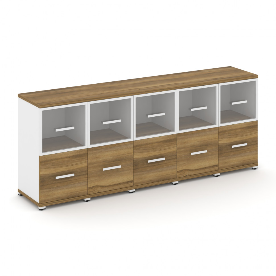 Concept Шкаф 5 узких секций, 2 ниши CN.STU-252 RPW W Сандал Янтарный/Белый Бриллиант/Металл Белый/Пр Concept Шкаф 5 узких секций, 2 ниши CN.STU-252 RPW W Сандал Янтарный/Белый Бриллиант/Металл Белый/Пр