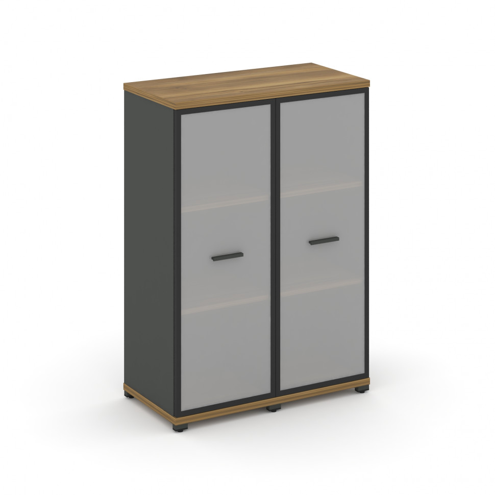 Concept Шкаф 2 узкие секции, 3 ниши CN.STU-326 RMB A Сандал Янтарный/Антрацит/Металл Антрацит/Сатин