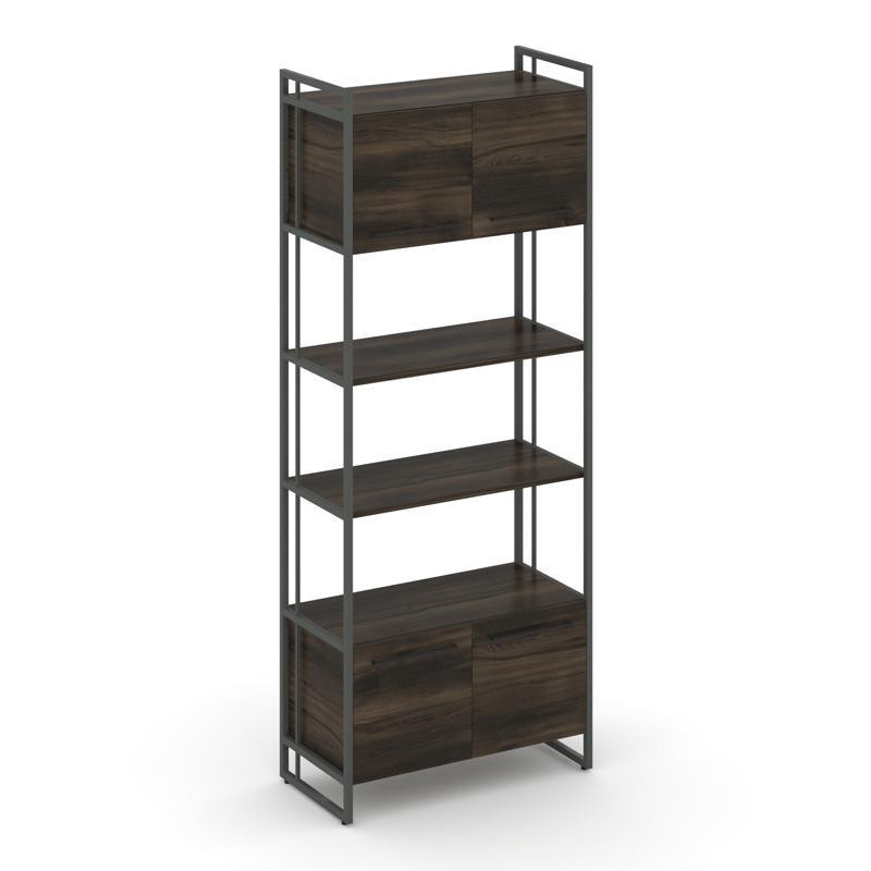 Rift Шкаф 5 ниш широкий RF.SS-54 Дуб Мали/Металл Антрацит/Черный Ручки 798*396*2010