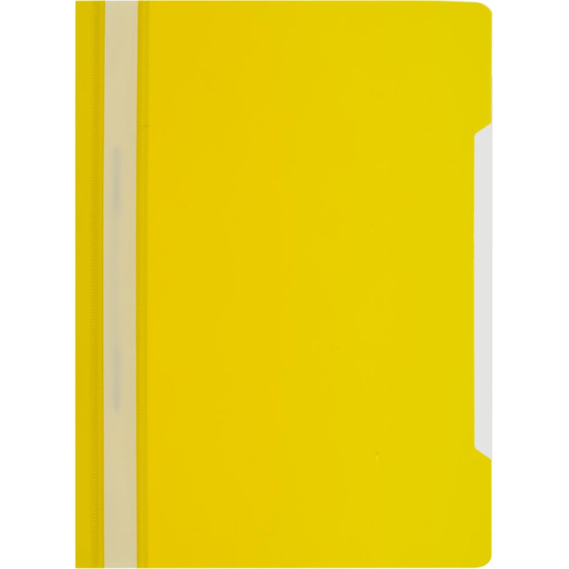 Скоросшиватель пластиковый A4 Attache Economy 100/120, желтый, 10шт/уп