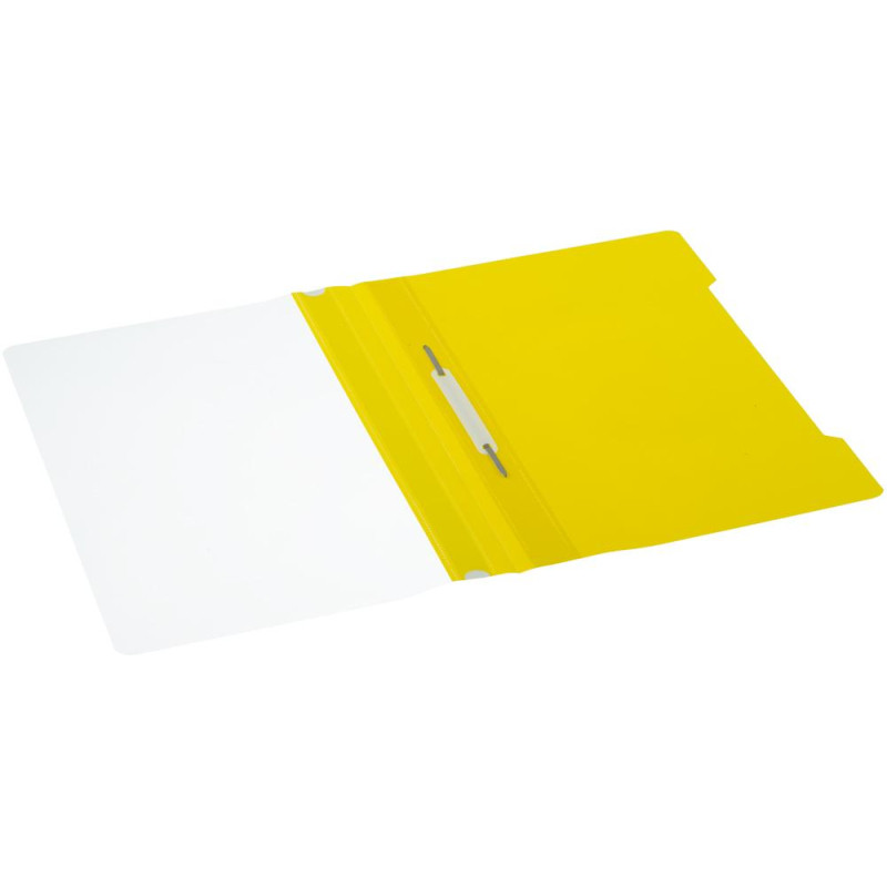 Скоросшиватель пластиковый A4 Attache Economy 100/120, желтый, 10шт/уп