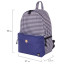 Рюкзак BRAUBERG универсальный, SYDNEY "White&blue", 38х27х12 см, 228840