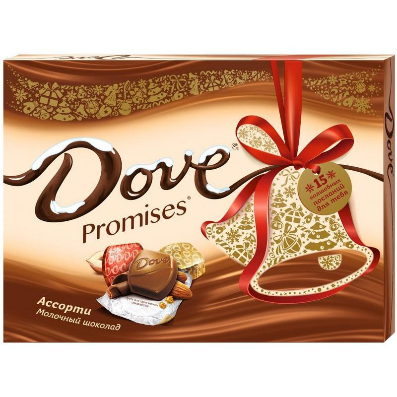 Конфеты Шоколад Dove Promises молочный 120г