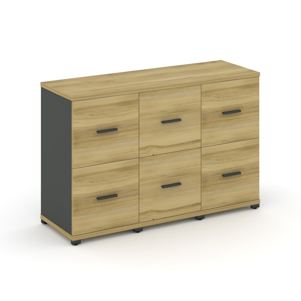 Concept Шкаф 3 узкие секции, 2 ниши CN.STU-232 A Дуб Винченцо/Антрацит/Металл Антрацит 1252*420*818 Concept Шкаф 3 узкие секции, 2 ниши CN.STU-232 A Дуб Винченцо/Антрацит/Металл Антрацит 1252*420*818