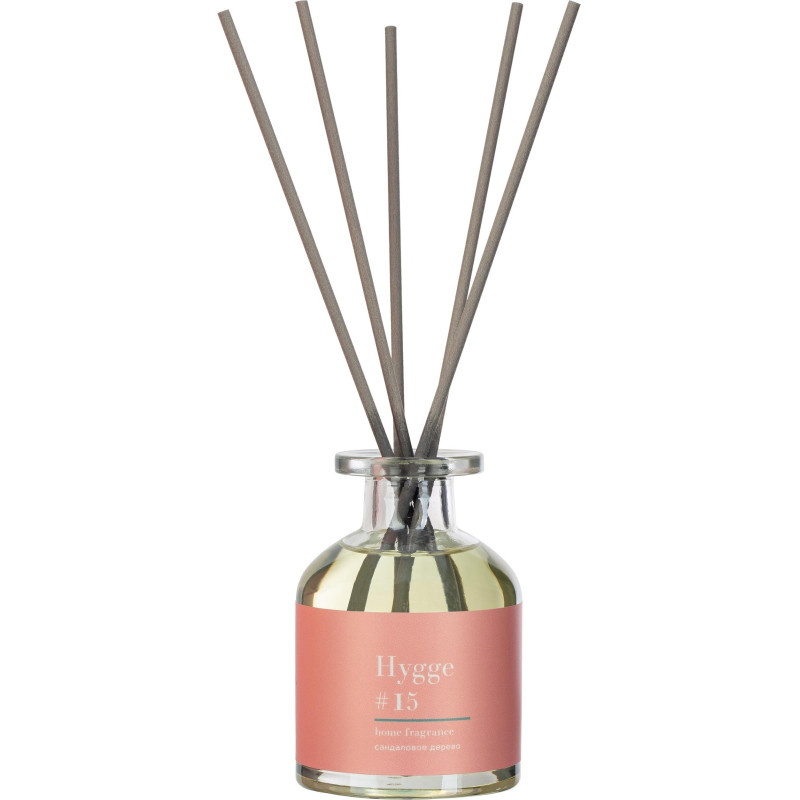 Аромадиффузор с палочками Hygge #15  Сандаловое дерево 100 мл 100-310