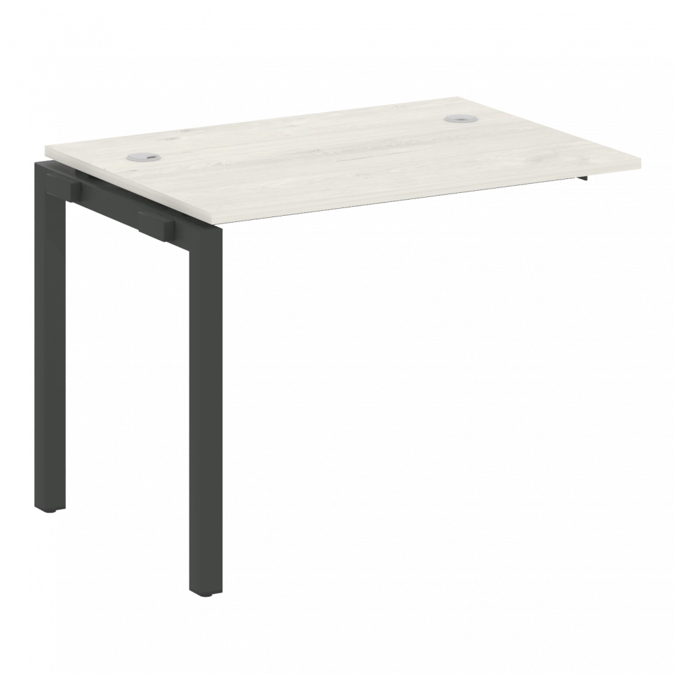 Metal System Quattro Проходной элемент рабочей станции на П-образном м/к 50БП.ПРС-СП-1.1 Дуб Наварра