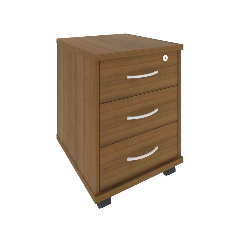 Riva Тумба подкатная 3 ящ. с фолдингом А.ТМ-3F Орех Гварнери 420*450*556