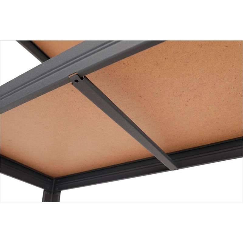 Стеллаж металлический 0MX_SBL 180KD/120x40/ 5 полок