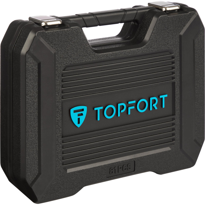 Набор инструмента TOPFORT 82 предметов 1/4 и  1/2