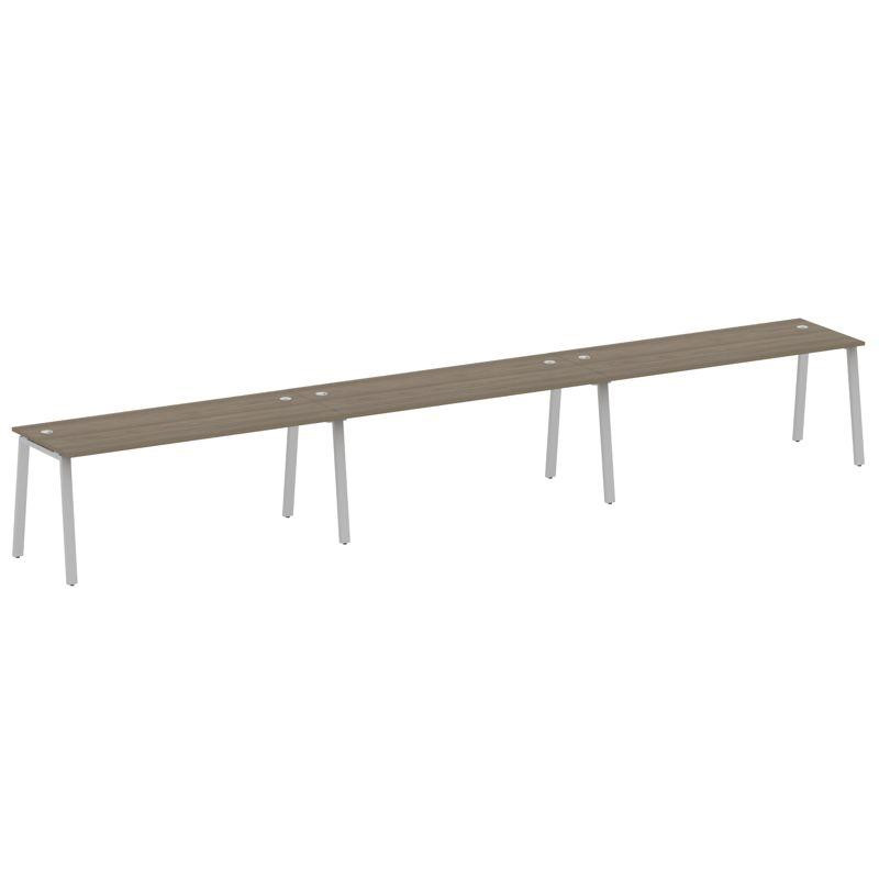 Metal System Рабочая станция на 3 места на А-образном м/к БА.СМ-3.5 Вяз Благородный/Металл Серый 540 Metal System Рабочая станция на 3 места на А-образном м/к БА.СМ-3.5 Вяз Благородный/Металл Серый 540