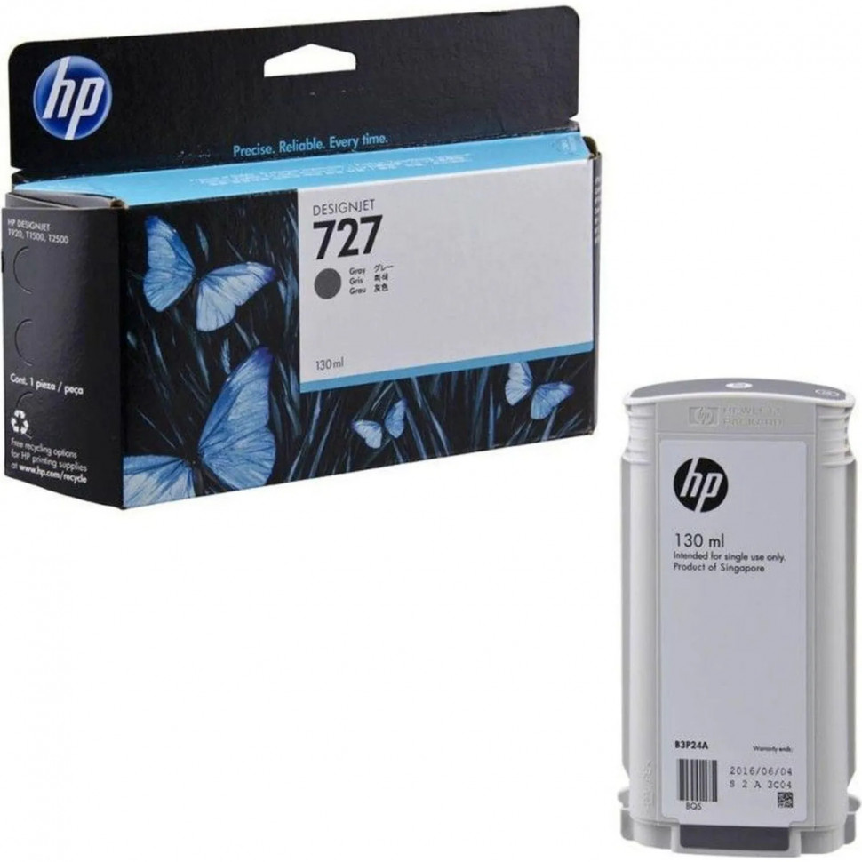Картридж струйный HP 727 B3P24A сер. для Т920/Т1500 Картридж струйный HP 727 B3P24A сер. для Т920/Т1500