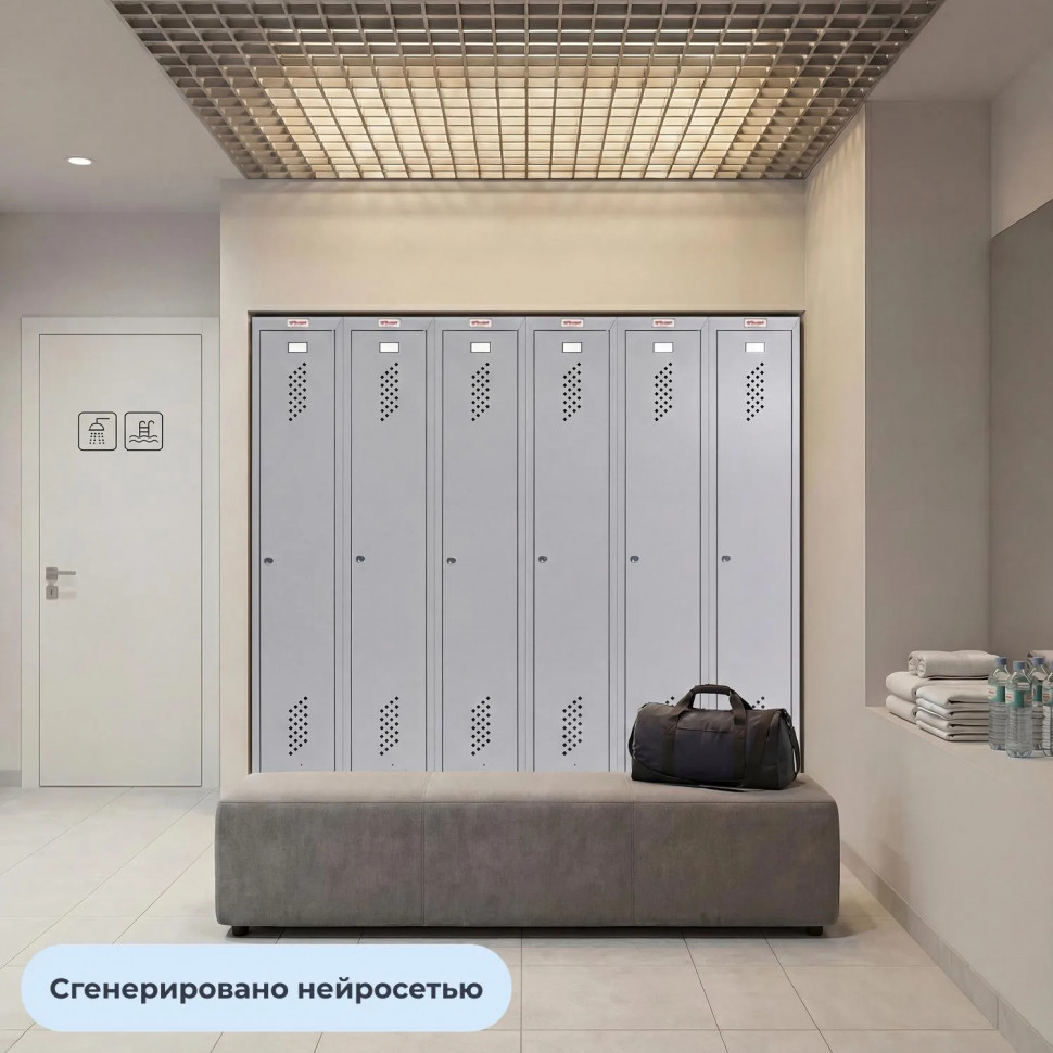Шкаф для одежды металлический Комус Мебель ML-31-90