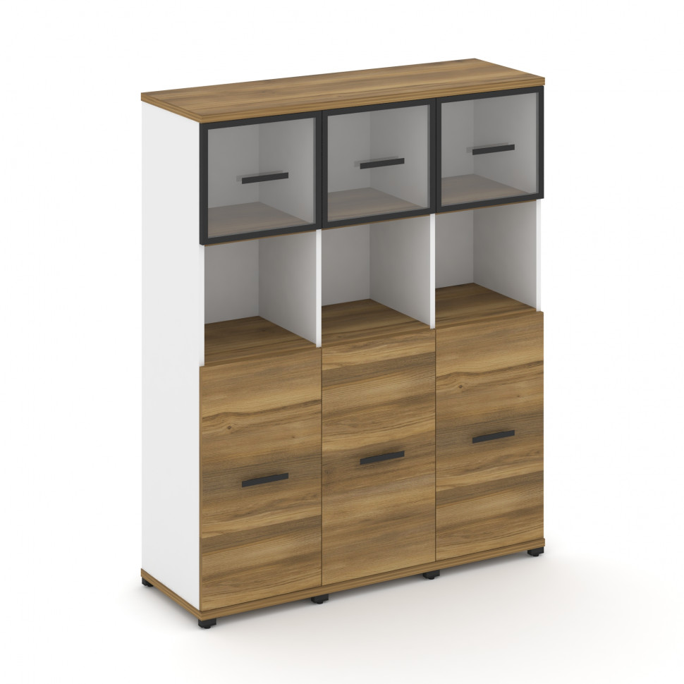 Concept Шкаф 3 узкие секции, 4 ниши CN.STU-435 RPB B Сандал Янтарный/Белый Бриллиант/Металл Черный/П Concept Шкаф 3 узкие секции, 4 ниши CN.STU-435 RPB B Сандал Янтарный/Белый Бриллиант/Металл Черный/П