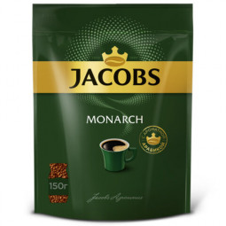 Кофе растворимый JACOBS "Monarch", сублимированный, 150 г, мягкая упаковка, 8052013