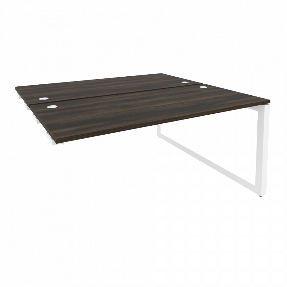 Onix Стол-приставка двойной на О-образном м/к к опорым элем. O.MO-D.SPR-4.7 Дуб Мали/Металл Белый 15