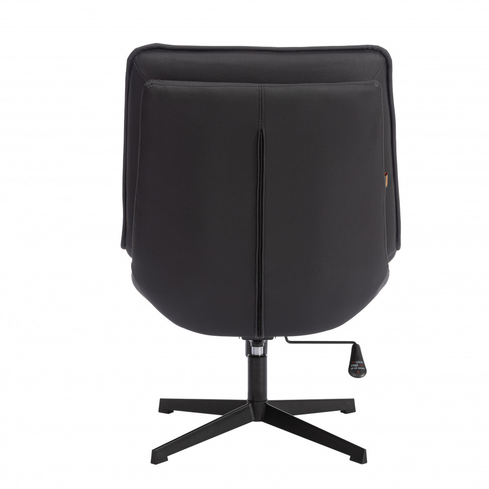 Кресло лаунж Cosmo экокожа, Sharp Чёрный